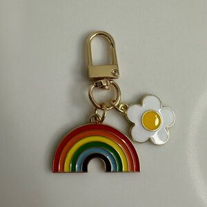 UNBRANDED RAINBOW BAG CHARM